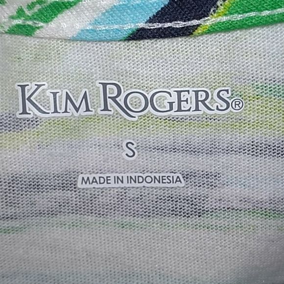 Kim Rogers Striped Tank Top. Small - Picture 8 of 9